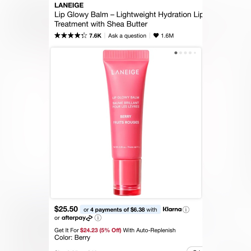 Laniege Lip Glowy Balm